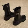 Botines Chelsea Estilo Británico 2026 Otoño e Invierno Nuevos Botines Cortos Europeos de Venta Caliente para Mujer Elegantes Botines