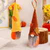 Muñeco Adorno Festival de la Cosecha de Otoño Muñecos Decoraciones de Acción de Gracias Hombre Mayor sin Rostro Colgante de Rudolph Venta al por Mayor