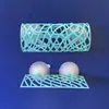 Decoración de accesorios para acuario material plástico cubo túnel de descanso para peces casa escondite para peces guppy tubo escondite para peces pequeños camarones
