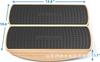 Reposapiés de madera transfronterizo, colchoneta de entrenamiento de pie con un solo pie, tabla de equilibrio, tabla de ejercicios, tabla de balanceo, equipo de fitness para masaje de pies