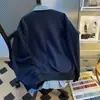 Jaqueta Cardigan Moletom Falso Estilo Americano Masculino Outono Cleanfit Patchwork Xadrez Casal Casual Top Tendência