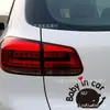 Pegatinas Personalizadas Transfronterizas Pegatinas de Advertencia para Bebés Bebé en el Coche Pegatinas para Coche Pegatinas para Carrocería de Modificación de Coche