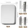 Set de Cuatro Cortauñas Transfronterizos con Caja de Lata para Uso Doméstico, Cortauñas Grandes, Herramientas para Cortar Uñas
