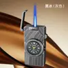 Encendedor Creativo de Reloj de Cuarzo, Encendedor Funcional Recargable de Llama Azul Directa, Encendedor de Cigarrillos, Encendedor a Prueba de Viento para Exteriores