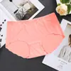 Preço Especial Oferta de Roupa Íntima Sem Costura Feminina Calcinhas de Seda Gelada Cor Sólida Roupa Íntima Básica em Estoque