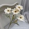 Simulación 6 cabezas girasol margarita pequeña crisantemo de cien días decoración de boda fila de flores hotel de flores decoración del hogar flor de simulación