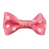 Poliéster Pequeño con Lunares Lazo Pequeño Ropa Infantil Diadema Pasador Flor Pequeña Decorativa Nudo de Ropa Interior