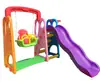 Escorregador Infantil Interno para Casa Combinação de Escorregador e Balanço Playground Infantil Instalações de Diversão Bebê Escorregador Ondulado