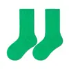 Calcetines para Niños Algodón Puro Calcetines de Caña Alta Niños y Niñas Otoño Calcetines de Algodón de Tubo Extendido Niños y Niñas Color Sólido Calcetines de Moda