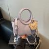 Bolso Casual Sencillo para Mujer 2026 Nuevo de Moda Versátil Bolso Cruzado Bolso de Mano para Viajar al Trabajo con un Toque de Lujo Bolso Cubo