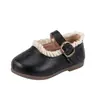 Zapatos de piel para niña 2026 modelo nuevo, zapatos para niños, zapatos de princesa estilo Chanel, estilo primavera y otoño, zapatos de suela blanda para niñas