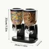 Dispensador Duplo de Aveia Dispensador de Cereal Dispensador de Cereal Tanque de Armazenamento de Grãos Buffet Cortador de Trigo