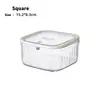 Caja de Almacenamiento Transparente de Escritorio con Tapa de Apertura Sencilla, Soporte Multifuncional de Presión para Accesorios del Cabello, para Gomitas y Pinzas