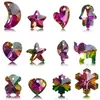Suministro Directo de Fábrica Accesorios para Joyería Hecha a Mano diy Trébol de Cuatro Hojas Gota de Agua Arcoíris Pendientes Fantasía Cadena de Cuentas Collar Multiestilo
