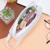 Estuche de Malla Transparente para Lápices Macaron Gran Capacidad Bolsa para Lápices Corea del Sur Simple Estudiante Examen Cremallera Bolsa para Papelería