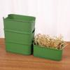 Bandejas de Mudas para Plantio, Vasos de Germinação para Brotos de Feijão Amarelo e Verde, Cultivo Sem Solo, Bandejas Hidropônicas para Brotos, Ferramenta de Cultivo de Brotos de Feijão, Atacado