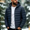 Chaqueta Casual Versátil de Canalé 3D Transfronteriza de Invierno Amazon 2026, Abrigo Cálido de Algodón, Chaqueta Nueva para Hombre de Color Sólido Desmontable