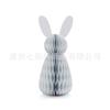 Enfeites de coelho de Páscoa transfronteiriços, artesanato criativo em papel, decoração de mesa, enfeites, decoração de ovos para casa