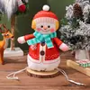 Bolsa pequeña de dulces navideños Bolsa de Nochebuena para manzanas Decoración de caja de regalo de manzana navideña Empaque de fruta de la Paz para niños