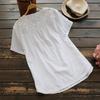 Camisa Bordada de Encaje para Mujer 2023 Japonesa y Coreana Manga Corta Manga Larga Top Holgado para Mujer Camiseta para Mujer