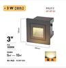 Luces Led para Escalones, Esquinas de Patio, Esquinas de Pared Impermeables, Iluminación Subterránea para Villas, Pasillos y Peldaños de Escaleras