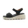 (Esgotado, Sem Reposição) 950-6 Novas Sandálias Femininas Casuais Leves de Salto Anabela com Velcro e Strass Tamanho Grande da Amazon
