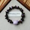 Pulsera de Grano de Café de Cerámica Jingdezhen, Refrescante y que no se decolora, Joyería de Alta Gama para Mujer, Accesorio Versátil de Nuevo Estilo Chino, Mayoreo
