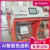 China Alemán Multifuncional Pequeño Oruga Color Selector de Ajo Plástico Metal Mineral Grava Máquina Clasificadora por Color