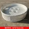 Bandeja flutuante para piscina e fonte termal, cesta redonda de rattan em formato de coração, adequada para pousadas, hotéis e vilas, com porta-copos e bandeja de café da manhã