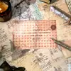 Papel Material Yanji Serie Sueño del Pasado Base para Decoración de Cuaderno Retro 30 Hojas en 5 Estilos para Elegir