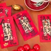 2026 Novo Estilo Estilo Chinês Texto de Caligrafia Criativo Alto Valor Celebração do Festival da Primavera Envelopes Vermelhos