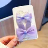 Internet-famoso Princesa Pequena Fita Bow Hairpin Crianças Menina Hanfu Purple Hairpin Acessórios de cabelo das meninas