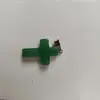 Pingente de Cruz de Pedra Natural, Joias de Cristal Multicoloridas, Acessórios para Miçangas Artesanais DIY, Acessórios de Colar Modernos e Versáteis