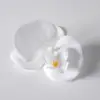 Cabezas de flores artificiales de orquídea mariposa, materiales para flores de pared, materiales para pasadores y accesorios para el cabello hechos a mano para DIY, piezas de flores y accesorios de pétalos para decoración de bodas