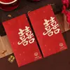 Sobres Rojos para Recién Casados con Palabras Felices, Paquetes Rojos Creativos para Compromiso y Boda, Bolsas de Sobres Rojos para Boda al por Mayor