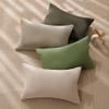 Fundas de Almohada Decorativas para el Hogar Minimalistas Nuevas Cuidadosamente Seleccionadas, Color Sólido Felpa de Terciopelo Cómodas y Refrescantes Fundas de Almohada para Sofá y Ventana de Mirador