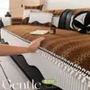 Cojín de sofá de chenilla con forma especial, apto para todas las estaciones, con un tacto de lujo ligero y de alta gama, funda de sofá fija, antideslizante y resistente a los arañazos de gatos