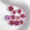 Nueva joyería nacional para uñas con flores de peonía, luminosa, floreciente, estilo chino, accesorios de decoración para uñas