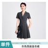 Traje pequeño de verano de manga corta, abrigo con cuello, vestido para mujer, verano 2025 nuevo, temperamento profesional, para ir al trabajo, a la moda