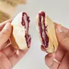 Snacks Bajos en Calorías para Saciar Antojos y Hambre, Pasteles de Camote Morado y Taro, Populares Snacks Pegajosos Saludables Tyw