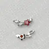 Pendientes de Aleación de Titanio F136 Incrustados con Circonio Marquise Hilo Externo Clavos para Hueso de la Oreja Clavos para Labio Joyería para Piercing Corporal de Titanio G23 Cabeza