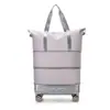 Bagagem com Rodas, Rodas Universais, Bolsa de Viagem, Mala Empilhável, Mala de Rodinha Leve, Bolsa Maternidade de Grande Capacidade, Moderna