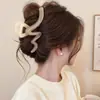 Pinza para el pelo coreana estilo Yiwu, pinza de tiburón floral de alta gama de lujo primavera-verano, nuevo accesorio para el pelo de garra dulce 2026