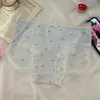 Pantaletas de verano finas de seda de hielo para mujer, extensión antibacteriana en la entrepierna, calzones triangulares dulces transpirables de encaje fresco