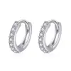 Brincos femininos de linha única com diamantes embutidos, populares, de alta qualidade, atacado, estilo mercado noturno, ins, fivela de orelha com temperamento versátil, joia de orelha da Coreia do Sul