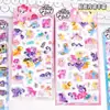Pegatinas de Caramelo 3D My Little Pony con Licencia Oficial para Niños, Lindas Pegatinas Decorativas de Dibujos Animados para Diarios