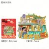 Zhejiang Shaoxing Lu Xun criação cultural de madeira e metal magnético tridimensional lembranças turísticas edifício marco cidade ímãs de geladeira