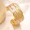 Pulsera de Acero Inoxidable con Cruz Europea y Americana Lele Jewelry, con Acabado de Alta Gama, Joyería para Mujer Chapada en Oro, Estilo Versátil y Vintage