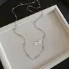 Collar de Perlas con Cuentas de Cristal Retro Francés Diseño Exquisito Gargantilla de Nicho Cadena de Suéter de Lujo Ligero de Alta Gama para Mujer
