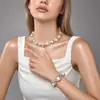 Venta Directa de Fábrica Venta Caliente Transfronteriza Collar de Perlas Españolas con Empalme Juego de Pulsera Accesorios de Decoración Venta al por Mayor Dropshipping